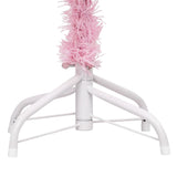 NNEVL Artificial Christmas Tree with LEDs&Stand Pink 180 cm PVC
