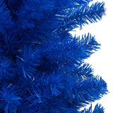NNEVL Artificial Christmas Tree with LEDs&Stand Blue 120 cm PVC