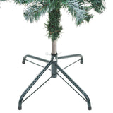 NNEVL Frosted Christmas Tree with LEDs&Pinecones 150 cm