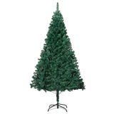 NNEVL Artificial Christmas Tree with LEDs&Thick Branches Green 210 cm