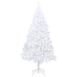NNEVL Artificial Christmas Tree with LEDs&Thick Branches White 120 cm