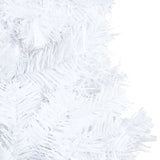 NNEVL Artificial Christmas Tree with LEDs&Thick Branches White 180 cm