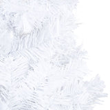 NNEVL Artificial Christmas Tree with LEDs&Thick Branches White 210 cm