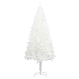 NNEVL Artificial Christmas Tree with LEDs White 210 cm