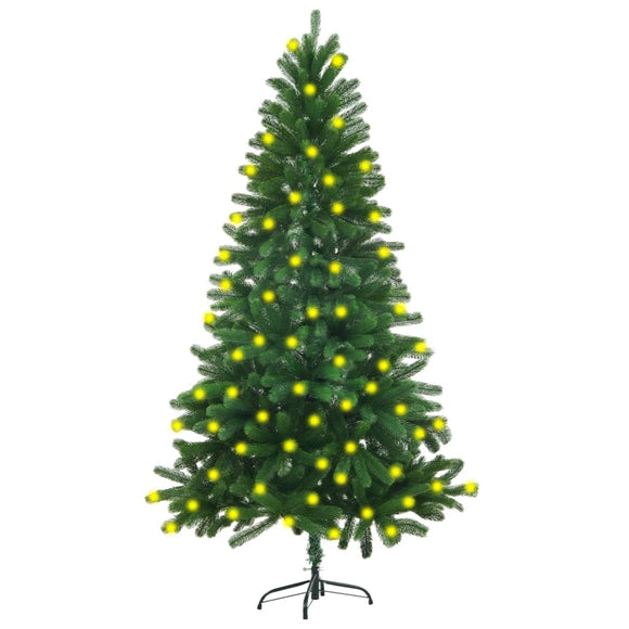 NNEVL Artificial Christmas Tree with LEDs 150 cm Green