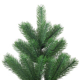 NNEVL Nordmann Fir Artificial Christmas Tree with LEDs Green 150 cm