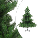 NNEVL Nordmann Fir Artificial Christmas Tree with LEDs Green 240 cm