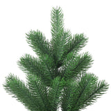 NNEVL Nordmann Fir Artificial Christmas Tree LED&Ball Set Green 210cm