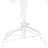 NNEVL Artificial Christmas Tree with LEDs&Ball Set White 210 cm