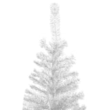 NNEVL Artificial Christmas Tree with LEDs&Ball Set L 240 cm White