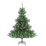 NNEVL Nordmann Fir Artificial Christmas Tree LED&Ball Set Green 240cm