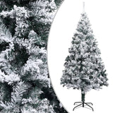 NNEVL Artificial Christmas Tree with LEDs&Flocked Snow Green 300 cm PVC