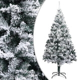 NNEVL Artificial Christmas Tree with LEDs&Flocked Snow Green 400cm PVC