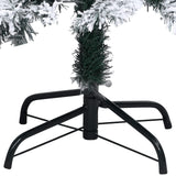 NNEVL Artificial Christmas Tree with LEDs&Flocked Snow Green 400cm PVC
