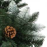 NNEVL Artificial Christmas Tree with LEDs&Pine Cones 180 cm
