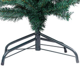 NNEVL Slim Artificial Christmas Tree with LEDs&Stand Green 120 cm PVC