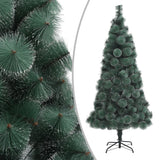 NNEVL Artificial Christmas Tree with LEDs&Stand Green 240 cm PET
