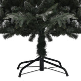 NNEVL Artificial Christmas Tree with LEDs&Flocked Snow 180 cm PVC&PE