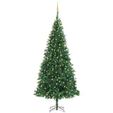 NNEVL Artificial Christmas Tree with LEDs&Ball Set LEDs 300 cm Green