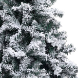 NNEVL Artificial Christmas Tree with LEDs&Ball Set Green 210 cm PVC