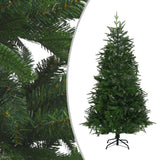 NNEVL Artificial Christmas Tree LEDs&Ball Set Green 210 cm PVC&PE