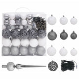NNEVL Artificial Christmas Tree with LEDs&Ball Set 500 cm Green