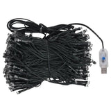 NNEVL Artificial Christmas Tree LEDs&Ball Set&Flocked Snow Green 400cm