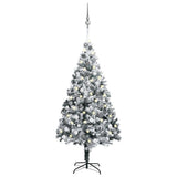 NNEVL Artificial Christmas Tree with LEDs&Ball Set Green 180 cm PVC