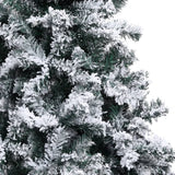 NNEVL Artificial Christmas Tree with LEDs&Ball Set Green 180 cm PVC