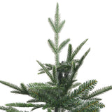 NNEVL Artificial Christmas Tree LEDs&Ball Set Green 210 cm PVC&PE