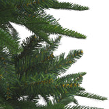 NNEVL Artificial Christmas Tree LEDs&Ball Set Green 210 cm PVC&PE