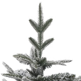 NNEVL Artificial Christmas Tree LED&Ball Set&Flocked Snow 240 cm PVC&PE