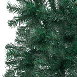 NNEVL Corner Artificial Christmas Tree LEDs&Ball Set Green 240 cm PVC
