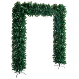 NNEVL Christmas Tree Arch with LEDs Green 240 cm