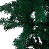 NNEVL Upside-down Artificial Christmas Tree with LEDs 180 cm Green