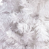 NNEVL Slim Christmas Tree with LEDs&Ball Set White 240 cm