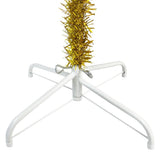 NNEVL Slim Christmas Tree with LEDs&Ball Set Gold 240 cm