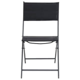 NNEVL 3 Piece Outdoor Dining Set Steel