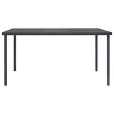 NNEVL 7 Piece Outdoor Dining Set Steel