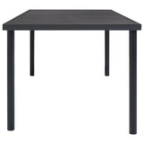 NNEVL 7 Piece Outdoor Dining Set Steel