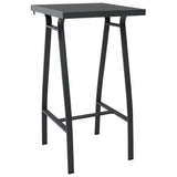 NNEVL 3 Piece Garden Bar Set Black (48120+48116)