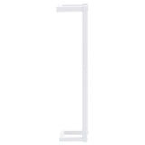 NNEVL Towel Rack White 12.5x12.5x60 cm Steel