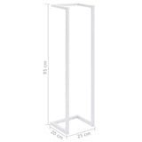 NNEVL Towel Rack White 25x20x95 cm Steel