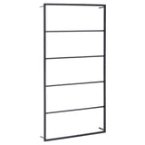 NNEVL Towel Rack Black 60x10x116 cm Steel
