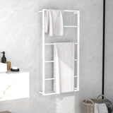 NNEVL Towel Rack White 60x10x116 cm Steel