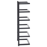 NNEVL Towel Rack Black 24x12x48 cm Steel