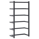 NNEVL Towel Rack Black 24x12x48 cm Steel