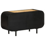 NNEVL TV Cabinet 90x30x48 cm Rough Mango Wood