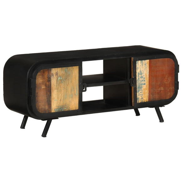 NNEVL TV Cabinet 110x30x45 cm Solid Reclaimed Wood