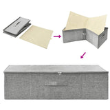 NNEVL Storage Box Fabric 70x40x18 cm Grey